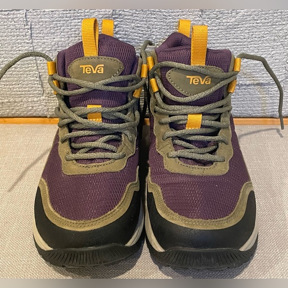 Teva Shoes - Teva Boots Womens 6.5 Ridgeview Mid Waterproof Shoes Lace Up Hiking Vibram